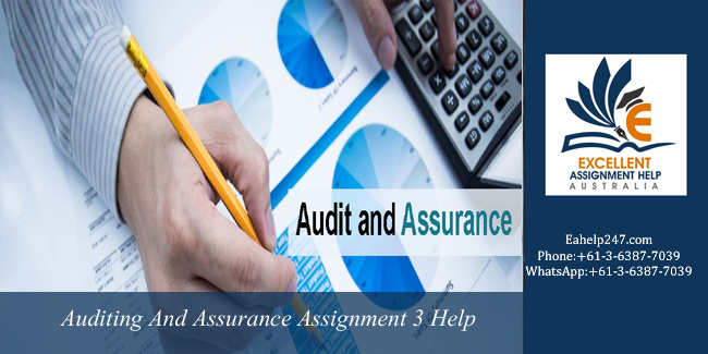 ACFI3005 Auditing And Assurance Assignment 3